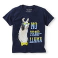 thumbnail image 1 of Boys' No Probllama Llama Cotton Crew Neck T-Shirt, 1 of 3