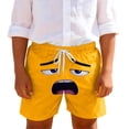 thumbnail image 1 of Boys Orange Swim Trunks 5-14, Quick Dry Stretch Elastic Waist Beach Pool Swimwear,Size 5 T, 1 of 6