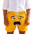 thumbnail image 1 of Boys Orange Swim Trunks 5-14, Quick Dry Stretch Elastic Waist Beach Pool Swimwear,Size 7 T, 1 of 6