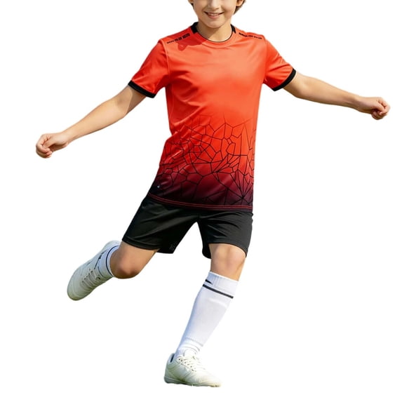 Boys Outfits Football Competition Training Team Football Sports 6 18 Years Clothes Set
