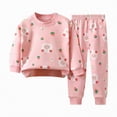 thumbnail image 1 of Boys Outfits Kids Fall/Winter Cartoon Long Sleeve Elastic Waist 0 6 12 18 24 Months 2T 3T 4T Everyday Outfit Set 2Pcs, 1 of 4