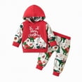 thumbnail image 1 of Boys Outfits Little Fall Winter Tree Print Long Sleeve Elastic Waist 2T 3T 4T 5T Christmas Set 2 Piece, 1 of 7