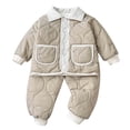 thumbnail image 1 of Boys Outfits&Set Toddler Jackets Winter Outerwear Coat for Baby Girls 2 Pcs Set, 1 of 3