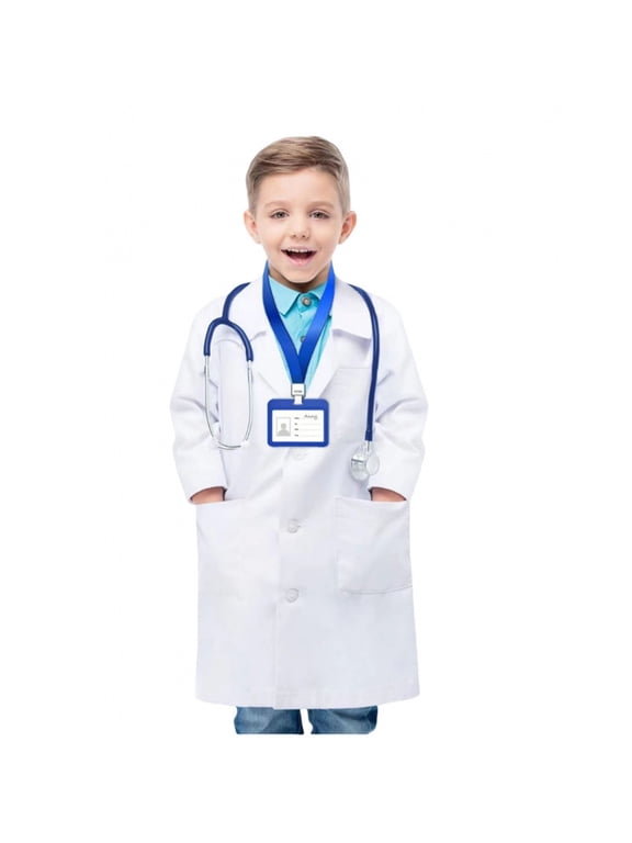 Boys Outfits Set White Lab Coat Doctors Roleplay Dress Up Clothes