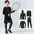 thumbnail image 1 of Boys Outfits&Sets Athletic Compression Thermal Underwear Set for Running with Tights and Shirts - for Active Young Boys, 1 of 3