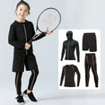 thumbnail image 1 of Boys Outfits&Sets Athletic Compression Thermal Underwear Set for Running with Tights and Shirts - for Active Young Boys, 1 of 3