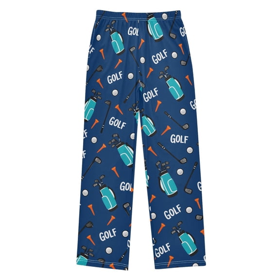 Boys Pajama Pants Golf Soft Kids Pj Bottoms Lounge Pants with Pockets Boys Sleepwear Size 6-14