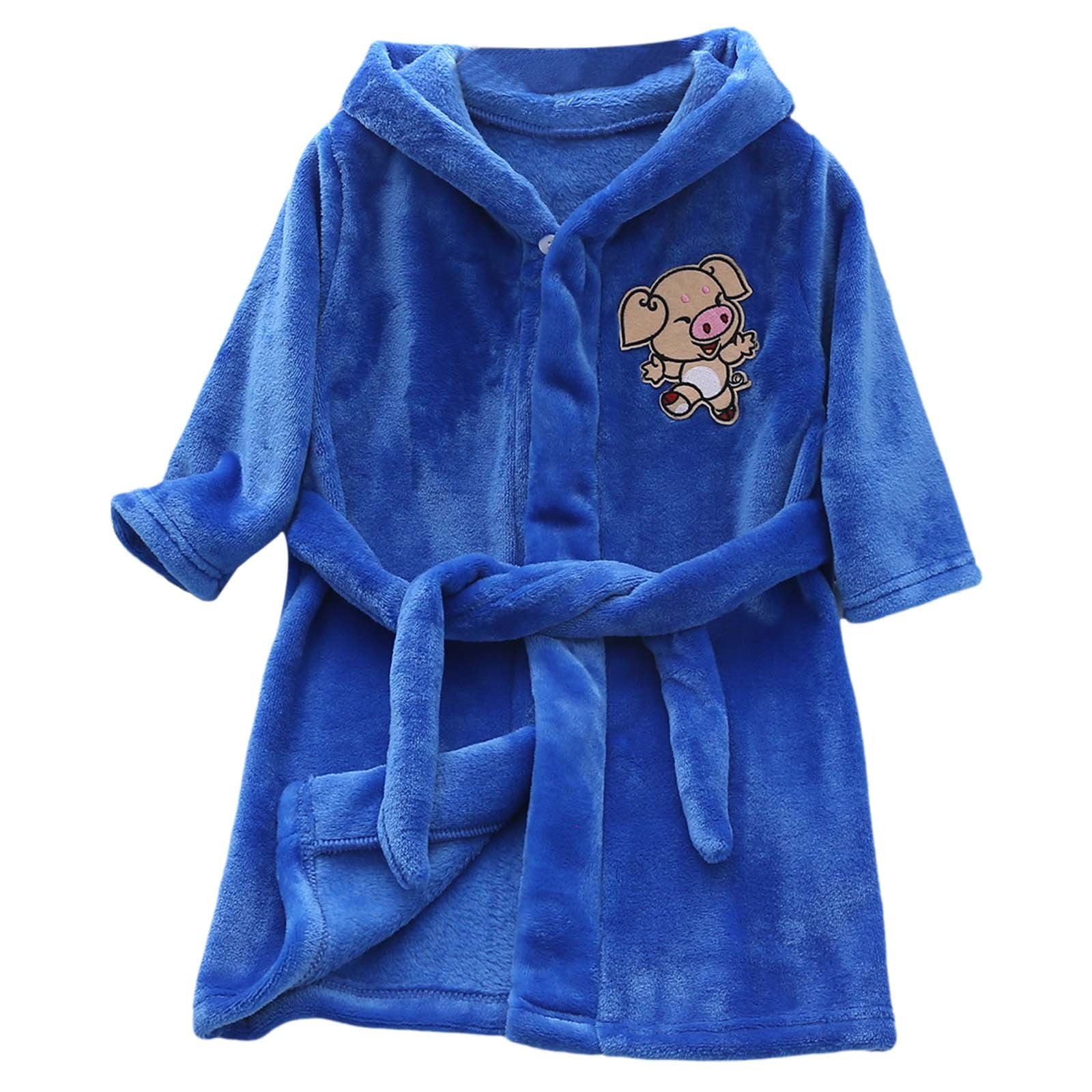 Boys' Pajama Sets Children's Long Sleeved Facecloth Cartoon Hooded with ...