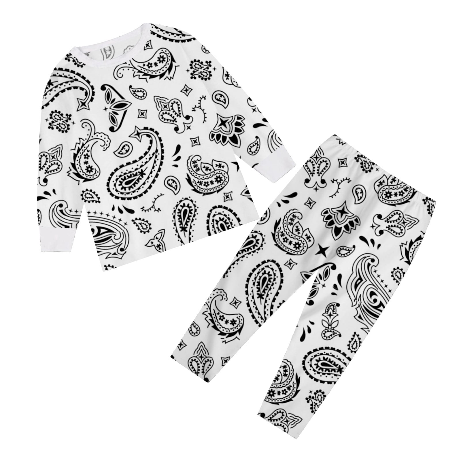 Produktbild von Flanell Schlafanzug Jungen Kinder DIY Handgemaltes Homewear-Set, Pyjama