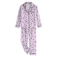 thumbnail image 1 of Boys Pajama Valentines Pjs Long Sleeve Heart Button Down Loungewear Girls 6-7 Years Pajamas, 1 of 2