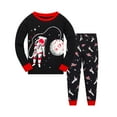 thumbnail image 1 of Boys Pajamas Astronaut 100% Cotton Cute Toddler Pjs Set 2 Piece Sleepwear Kids Clothes Set(Astronaut-6462 4t), 1 of 7