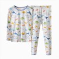 thumbnail image 1 of Boys Pajamas Big Boys Pjs Set Long Sleeve and Pants Boys Sleepwear Lounge Clothes 6-12 Months 12-24 Months 2t 3t 4t 5t 6t 7t 8t 9t Children(White,11-12 Years), 1 of 3