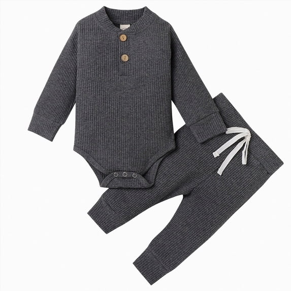 Boys Pajamas Cotton Pjs Toddler Sleepwear Kids Clothes Set 6-12 Months 12-24 Months 2t 3t 4t 5t 6t 7t 8t 9t Children(Grey,12-18 Months)