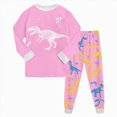 thumbnail image 1 of Boys Pajamas Cotton Truck Pjs Toddler Sleepwear Kids Winter Clothes Set 6-12 Months 12-24 Months 2t 3t 4t 5t 6t 7t 8t 9t Children(Pink,3-4 Years), 1 of 5