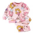 thumbnail image 1 of Boys Pajamas Flannel Homewear Cartoon Warm Long Sleeve Pullover And Pants Sleepwear Pajama Set Size 5-6 Y, 1 of 3