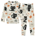 thumbnail image 1 of Boys Pajamas Girls Pajama Cute Cats and Candies Cute Comfortable Cotton Two-piece Pajama Set, 1 of 7
