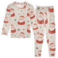 thumbnail image 1 of Boys Pajamas Girls Pajama Cute Santa Claus Cute Comfortable Cotton Two-piece Pajama Set, 1 of 7