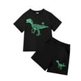 thumbnail image 1 of Boys Pajamas Jammies Dinosaur Sleepwear Short Sleeve Tops and Shorts Pj's For Boy Pajama Set Size 2-3 Y, 1 of 7