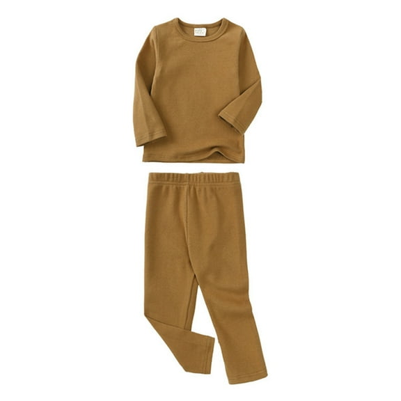 Boys Pajamas Set Kids Fall Pajamas Baby Boy & Girls Long Sleeve Shirt Tops Pajamas Pants Set Kids Toddler Sleepwear Outfits Children Pj's for Daily Toddler Sweatsuit for Kids Boys 6-7 Years