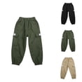thumbnail image 1 of Boys Pants Boys Baggy Jeans Boys Kids Summer Cargo Pants Casual Loose Fit Activewear Trousers For Sports Outdoor Play Comfortable Breathable Durable Stylish, 1 of 9