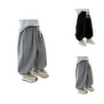 thumbnail image 1 of Boys Pants Boys Jogger Pants Casual Sweatpants with Elastic Waist and Drawstring Tapered Pants for Spring Summer Daily Wear, 1 of 4
