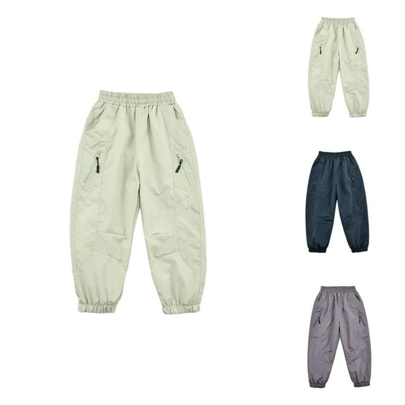 Boys Pants Boys Rain Pants Windproof Softshell Trousers for Kids Durable Outdoor Pants for School and Adventures