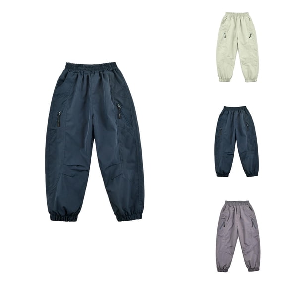 Boys Pants Boys Rain Pants Windproof Softshell Trousers for Kids Durable Outdoor Pants for School and Adventures