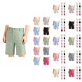thumbnail image 1 of Boys Pants Boys Shorts Adjustable Waist Stretch Flat Front School Shorts for Kids Everyday Wear, 1 of 9