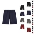 thumbnail image 1 of Boys Pants Boys Shorts Flat Front Performance Chino Stretch School Dress Casual Summer Clothes with Pockets for Kids, 1 of 3