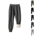 thumbnail image 1 of Boys Pants Boys Winter Pants Lined Thermal Trousers for Kids Thickened Pants for Outdoor Activity in Cold Weather, 1 of 4