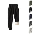 thumbnail image 1 of Boys Pants Boys Winter Pants Lined Thermal Trousers for Kids Thickened Pants for Outdoor Activity in Cold Weather, 1 of 4