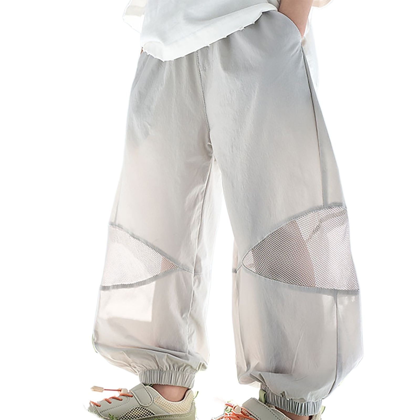 Boys Multicolor Joggers With Elasticated Drawstring Waistband Pack of 2 main image 0