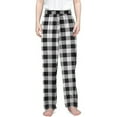 thumbnail image 1 of Boys Pants Girls Casual Plaid Print Loose Elastic Waist Homewear Long Trousers Toddler Pants Grey 5 Years-6 Years, 1 of 4