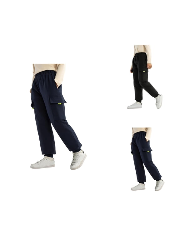 Boys Pants Insulated Winter Down Pants for Boys Windproof Outdoor Play Casual Trousers for Kids Youth and Toddlers