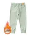 thumbnail image 1 of Boys Pants,Kids German Pants Autumn Warmth Boys Girls Thermal Trousers Base Layer for Cold Weather,Cargo Pants,Light Green,160, 1 of 3