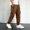 thumbnail image 1 of Boys Pants Size 11-12 Boys Cargo Pants Kids Youth Baggy Elastic Waist Hiking Casual Jogger Pant Slacks Uniform Trousers for 5-16 Years, 1 of 6