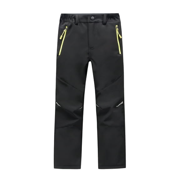 Boys Pants Soft Comfortable Casual Elastic Waist Playwear Durable Breathable Active Trousers for Kids Outdoor Sports Daily Wear