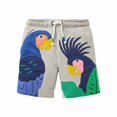 thumbnail image 1 of Boys Pants Summer New Small Medium Sized Cartoon Pattern Cotton Mid Waist Shorts Baby Pants Grey 6 Years-7 Years, 1 of 7
