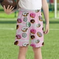 thumbnail image 1 of Boys Pants Summer Shorts Donut Print Elastic Waist Casual Pair T Shirts Bottoms, 1 of 7