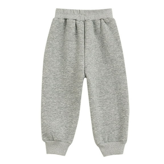 Boys Elastic Waist Sweatpants and Leggings for Toddlers Solid Color Winter Autumn Casual Comfortable Play Pants
