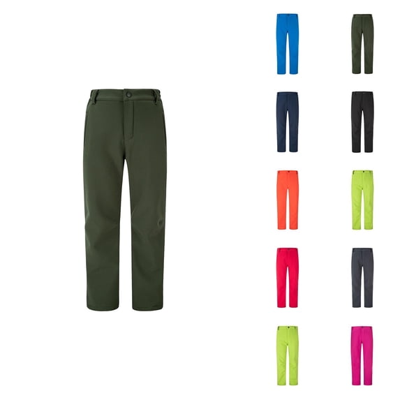 Boys Pants Windproof Breathable Outdoor Hiking Trousers for Kids Durable Rainproof Trousers for Boys Versatile Winter Sports Pants for Young Outdoorsmen Boys Pants Fall