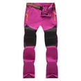 thumbnail image 1 of Boys Pants for Summer New Outdoor Kids Pants Breathable Lightweight Convertible Shorts Cozy casual Pants Hot Pink M(7-8 Years), 1 of 4