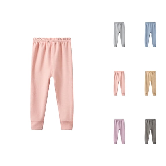 Boys Pants for Winter Thick Velvet -Lined Leggings Tights Ideal for Boys and Girls Warm Bottoms for Cold Weather New 2025 Kids Clothes