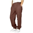 thumbnail image 1 of Boys Pants with Pockets Boys Dress Pants Kids Elastic Waist Straight Leg Uniform Pants Casual Trousers with Pockets, 1 of 3