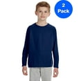 thumbnail image 1 of Boys Performance Long-Sleeve T-Shirt 2 Pack, 1 of 2