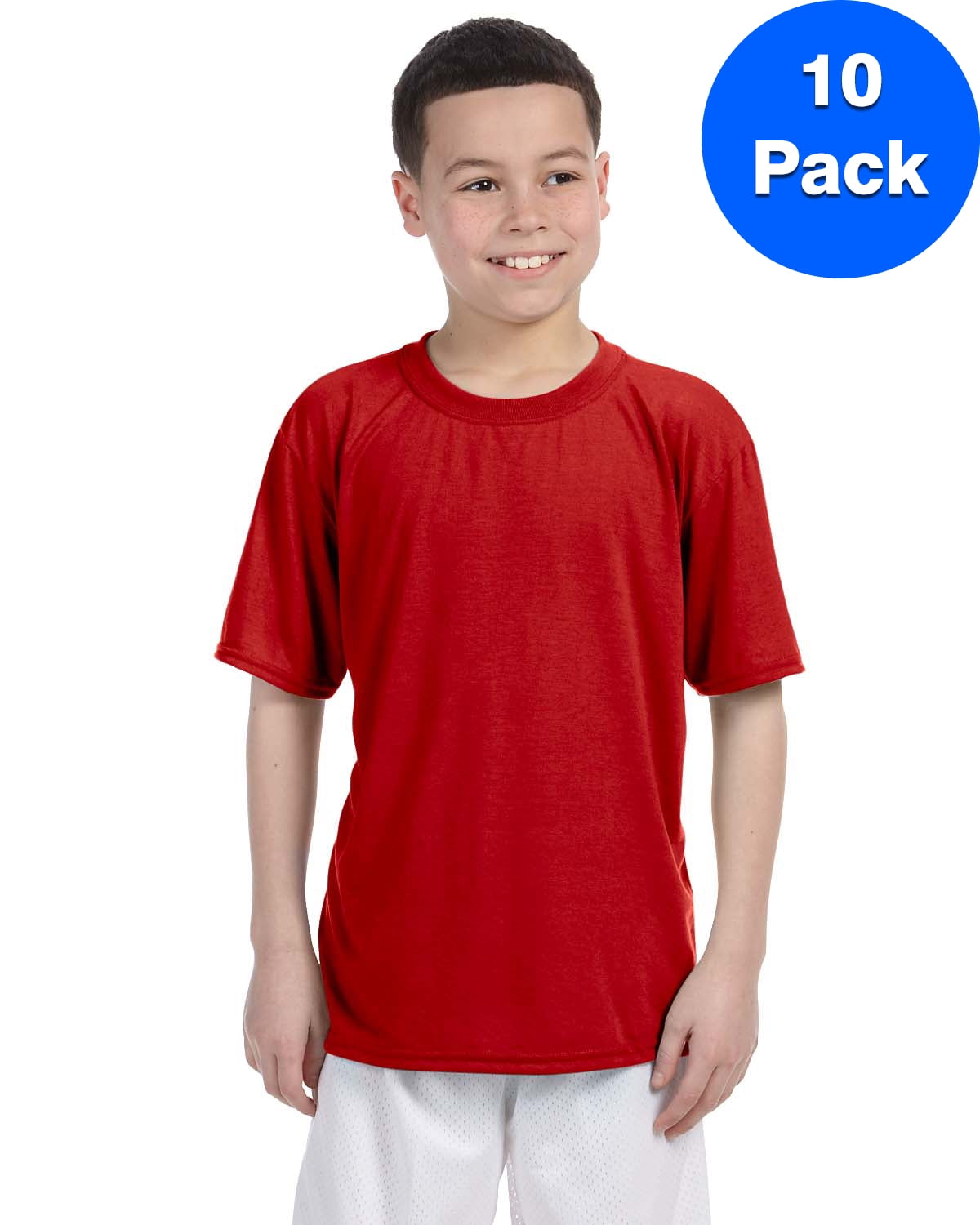 Boys Performance T-Shirt 10 Pack