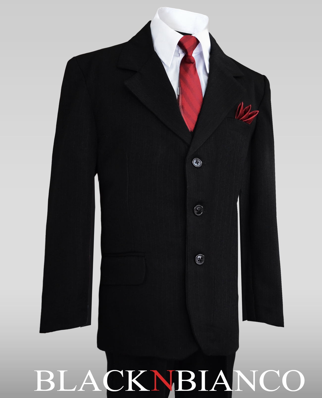 Red Pocket Square with Black Suit Outfits (16 ideas & outfits) | Lookastic