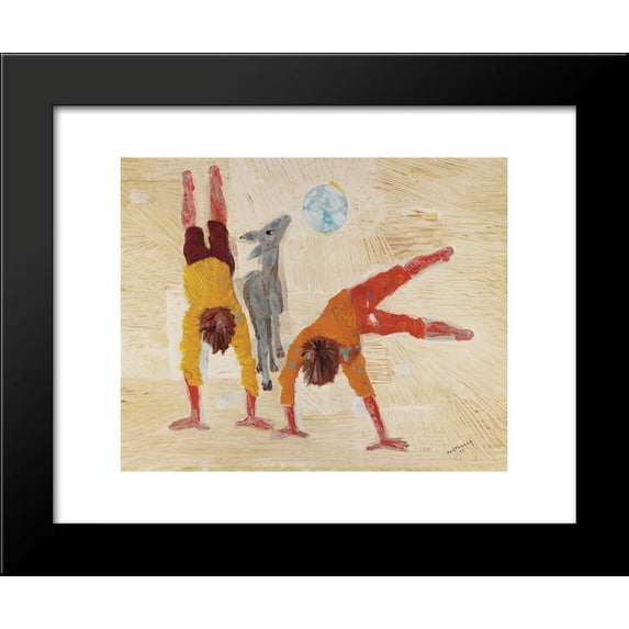Boys Playing 20x24 Framed Art Print by Portinari, Candido