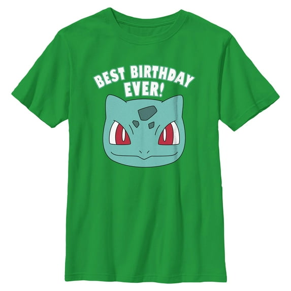 Boys Pokemon Bulbasaur Best Birthday Ever T Shirt