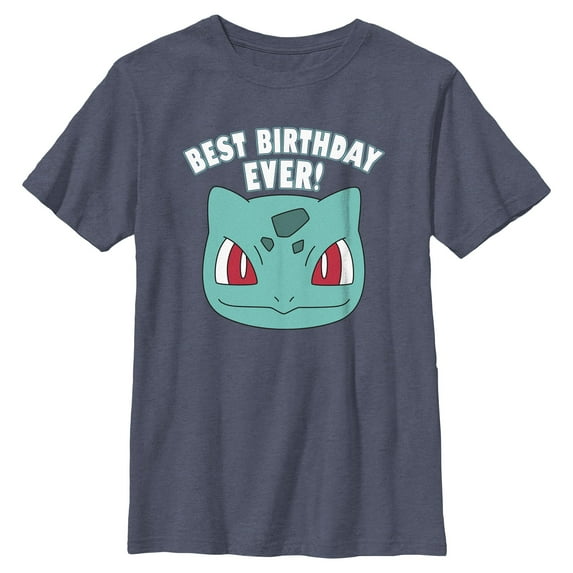 Boys Pokemon Bulbasaur Best Birthday Ever T Shirt